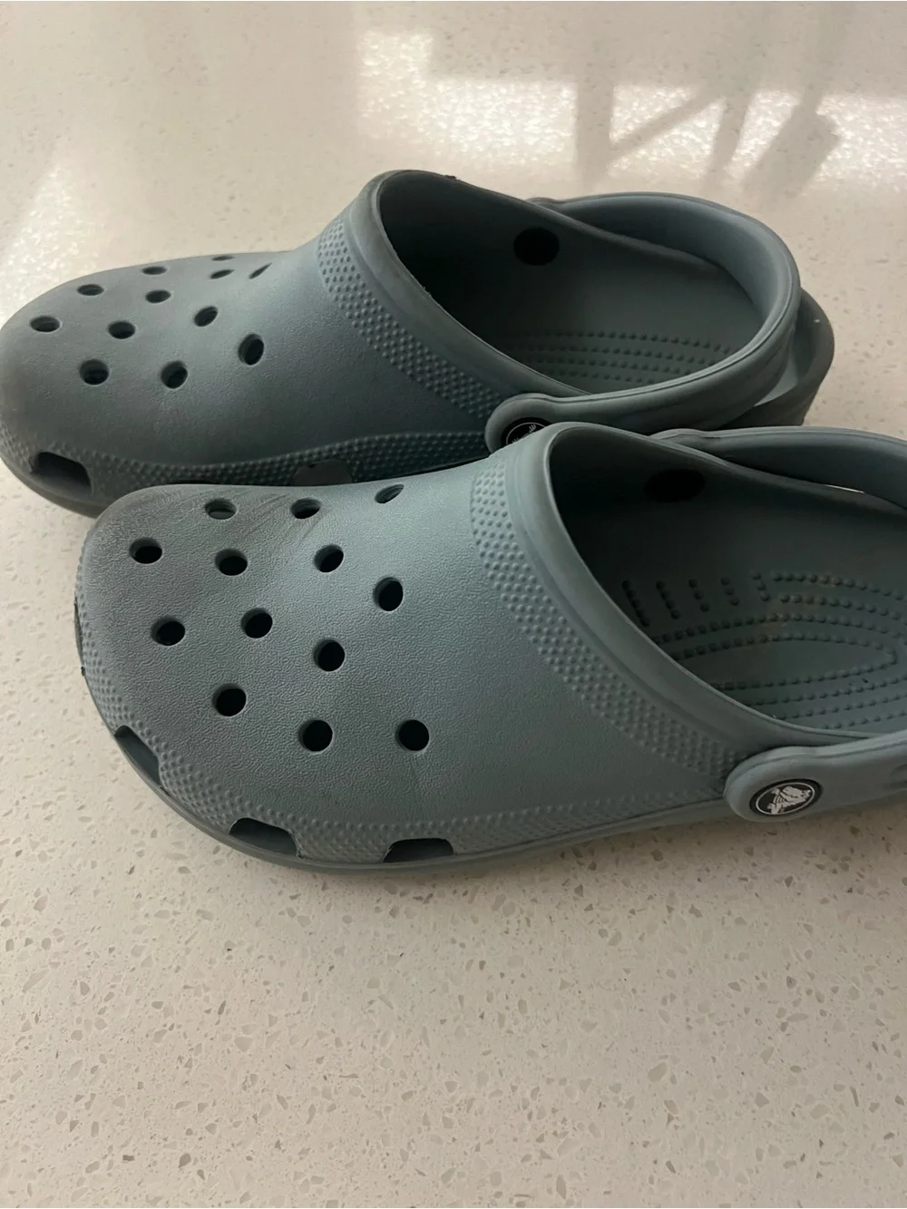 CROCS Men's Slate Blue Classic Slip-On Clog